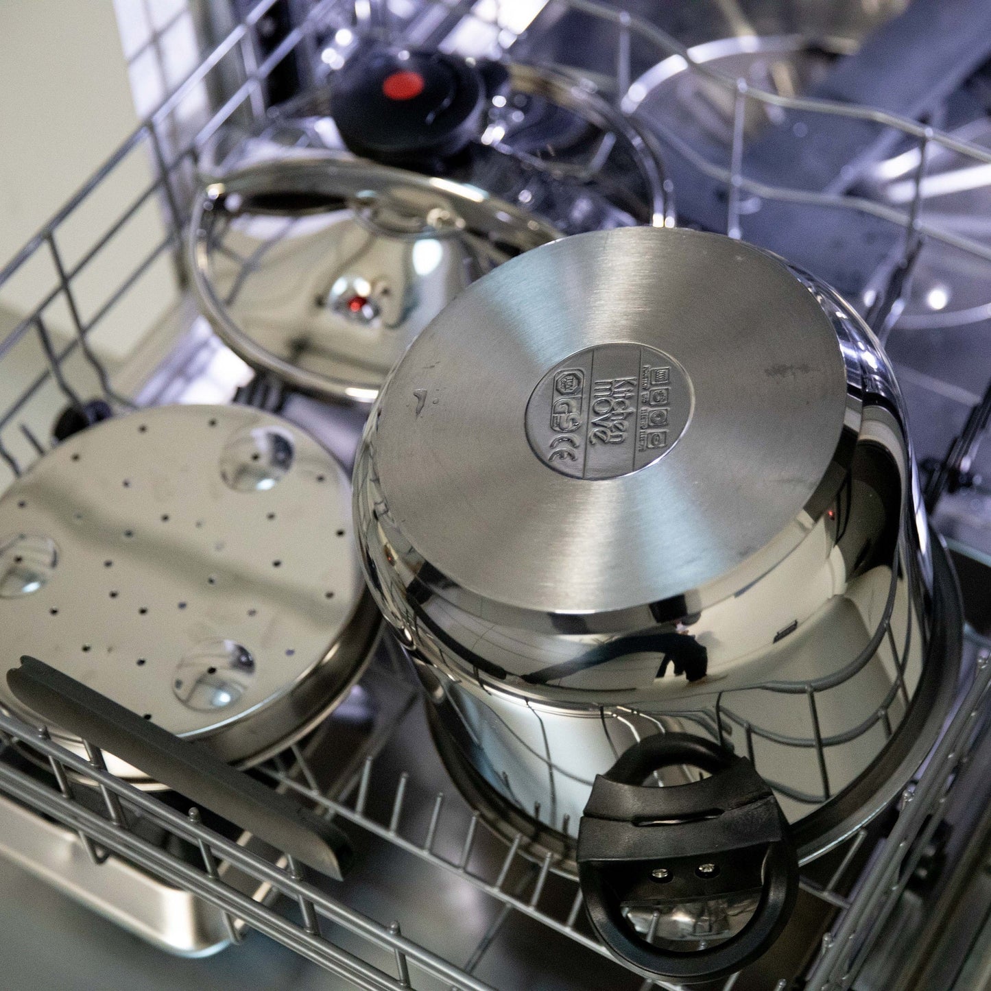 Autocuiseur cocotte minute à étrier Ø20cm 4.5L CLASSIQUE en acier Inox avec panier cuisson - REDDECO.com