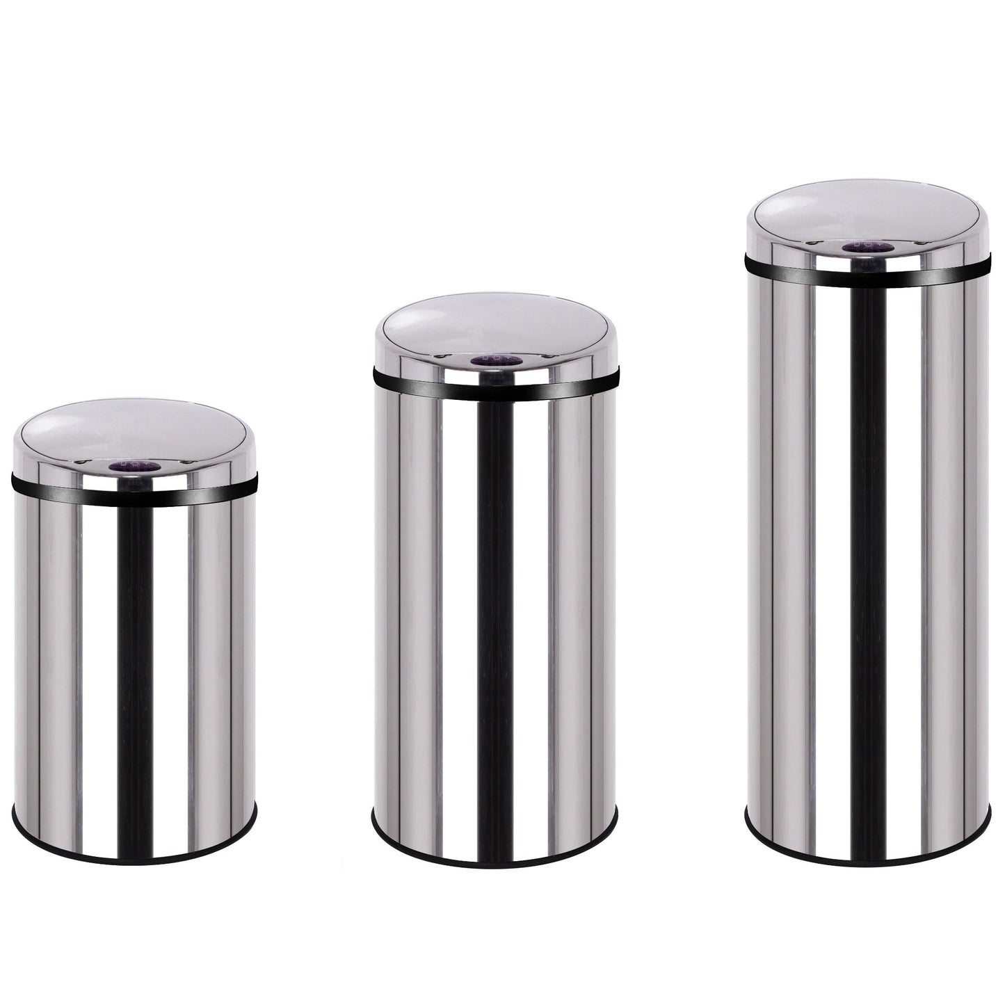 Poubelle de cuisine automatique 30L ARTIC en acier Inox avec seau - REDDECO.com