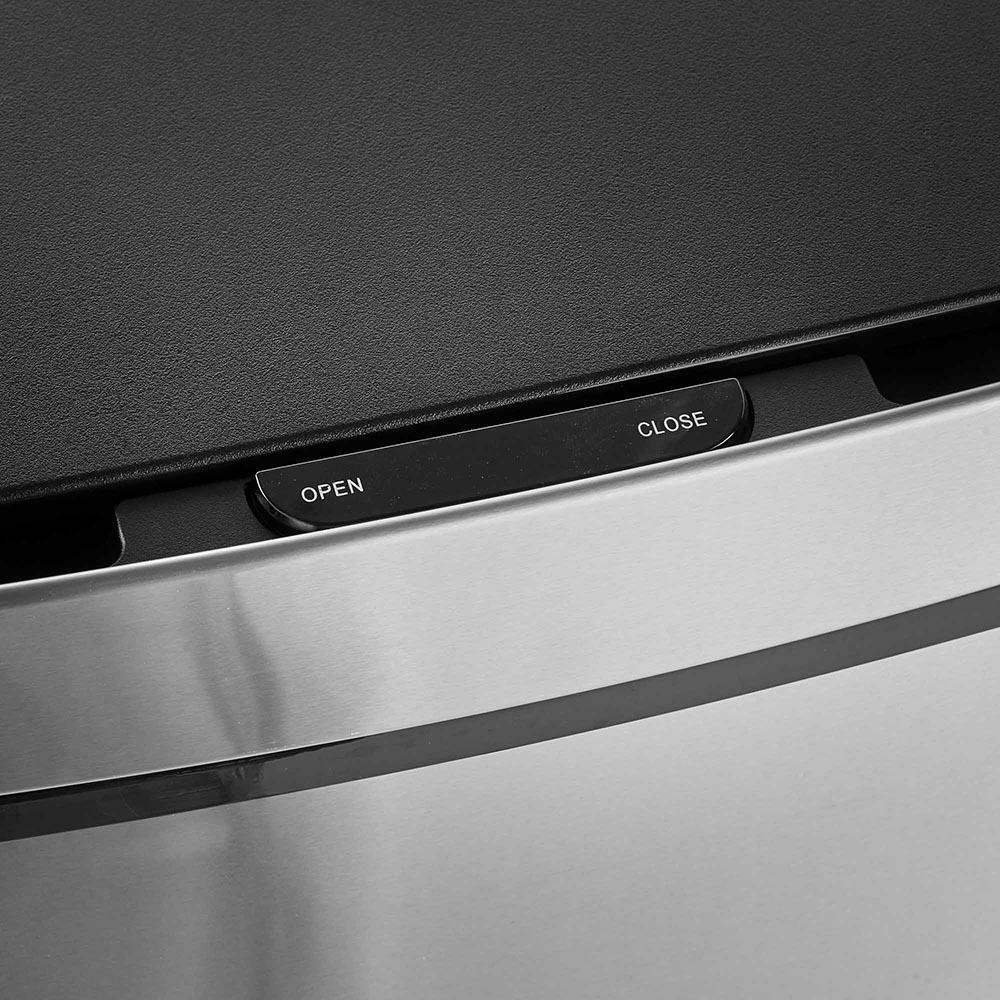 Poubelle De Cuisine Automatique Tri Sélectif Double Compartiment 75l NARVIK En Acier Inox Recyclage Grande Capacité Et Poubelle De Table 3l - REDDECO.com