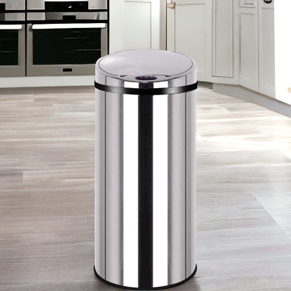 Automatic kitchen bin 30L ARTIC in stainless steel with bucket