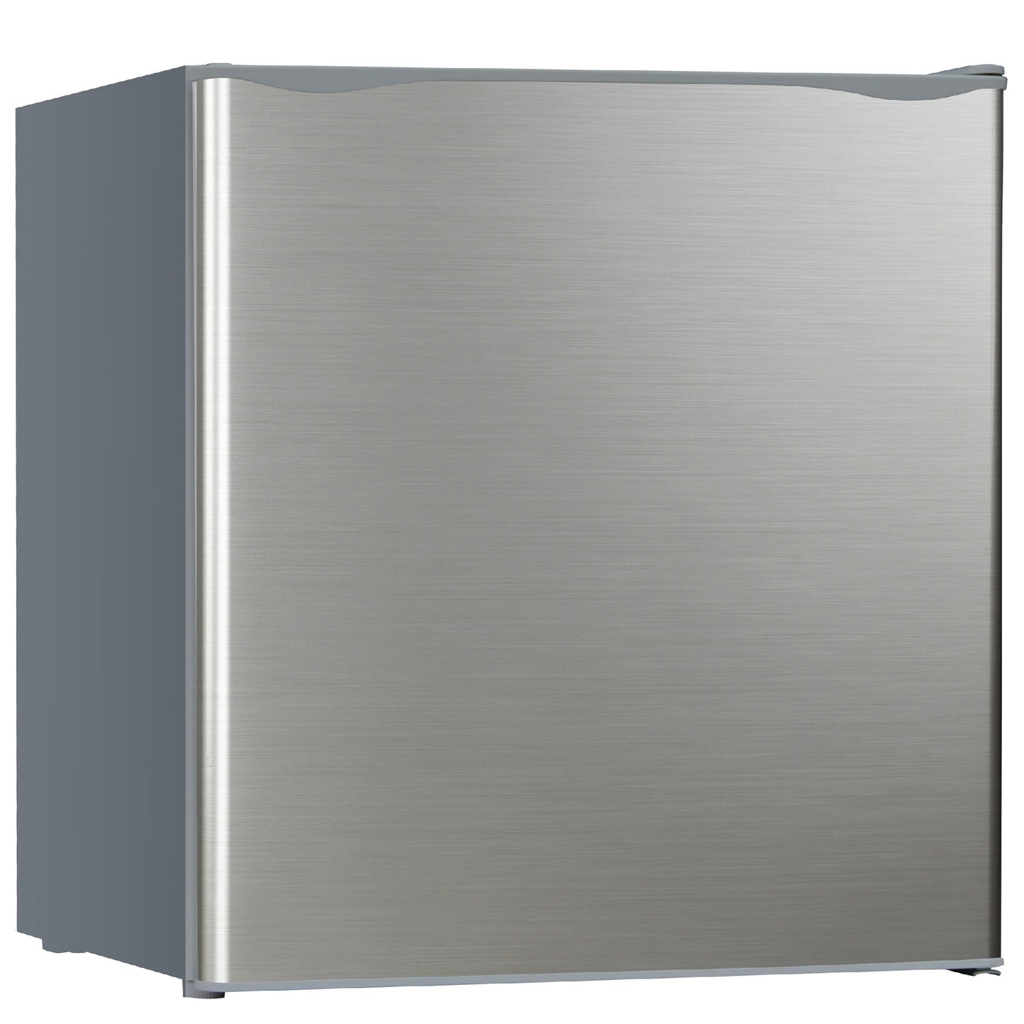Mini-Kühlschrank mit Gefrierfach BERGEN 46L kompakt und praktisch für Getränke und Lebensmittel Niedriger Geräuschpegel in Edelstahl-Minibar