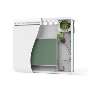 Radiateur électrique à inertie sèche CERAMIQUE écran LCD 1000W POWELL Norme NF - REDDECO.com