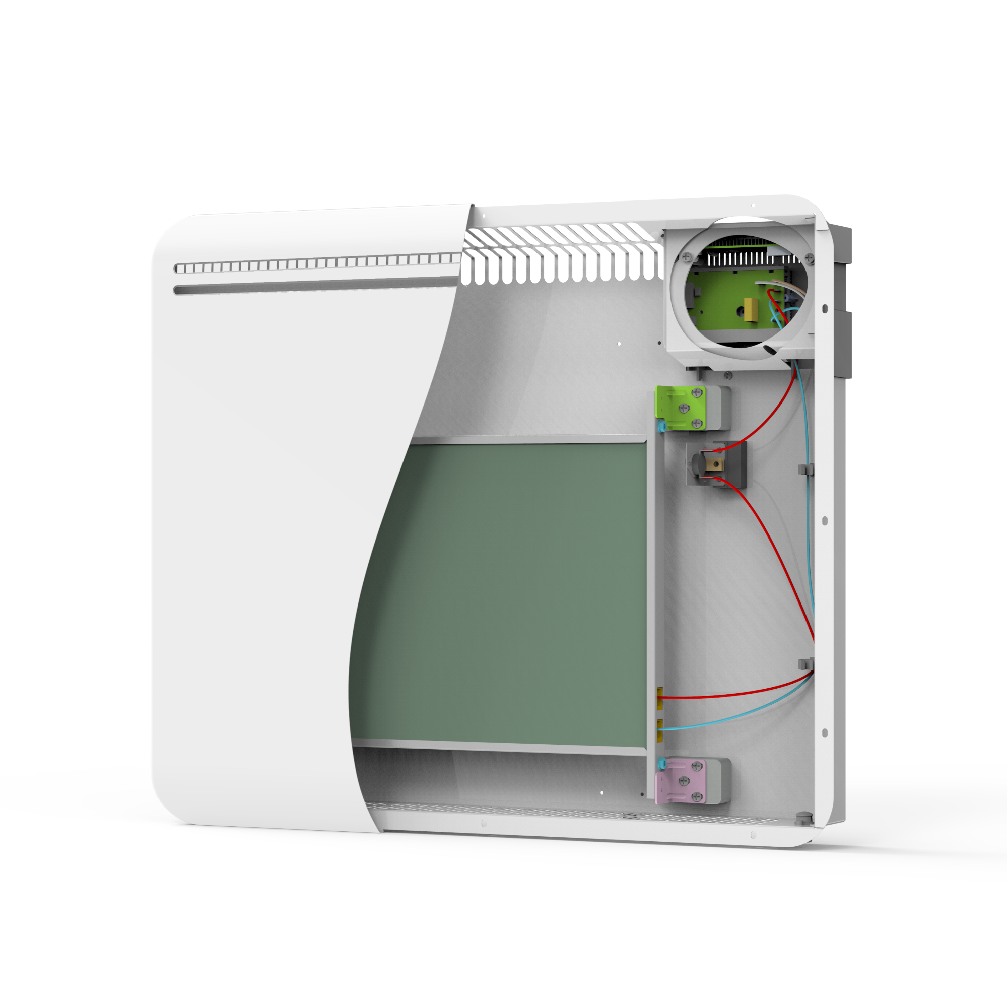 Radiateur à inertie fonte 1500W écran digital Eco Design NF